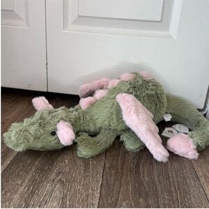 Jellycat 66cm large EXCLUSIVE Malachy Dragon Green and Pink with tags
